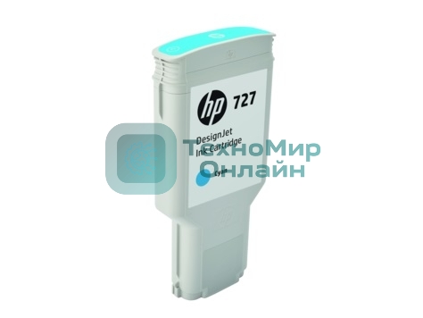 Картридж струйный HP 727 F9J76A голубой для HP DJ T1500/T1530/T2500/T2530/T920/T930 (300мл)