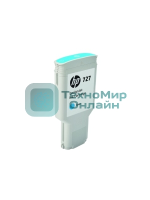 Картридж струйный HP 727 F9J76A голубой для HP DJ T1500/T1530/T2500/T2530/T920/T930 (300мл)