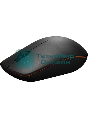 Мышь беспроводная Lenovo 400 черный, 1200 dpi, радиоканал, USB, кнопки - 3