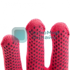 Перчатки из синтетической нити, ПВХ точка, 13 класс, 