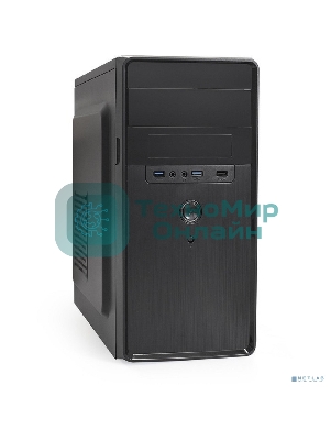 Компьютерный корпус Minitower ExeGate EX286441RUS BA-309U2-500W-8 (mATX, БП AA500 с вент. 8см, 1хUSB+2хUSB 3.0, HD аудио, черный)