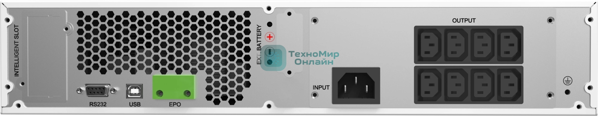 Источник бесперебойного питания Ippon Na+ RTA 2000 2000Вт 2000ВА белый
