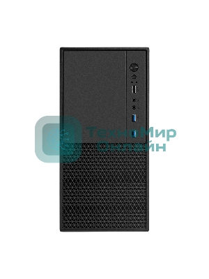 Компьютерный корпус Minitower ExeGate BAA-308MU2 (mATX, без БП, 1хUSB+2хUSB 3.0, HD Audio, черный)