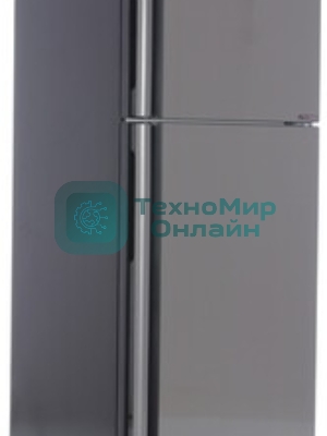 Холодильник Sharp SJXE55PMSL серебристый двухкамерный 388/148л морозилка сверху, No Frost