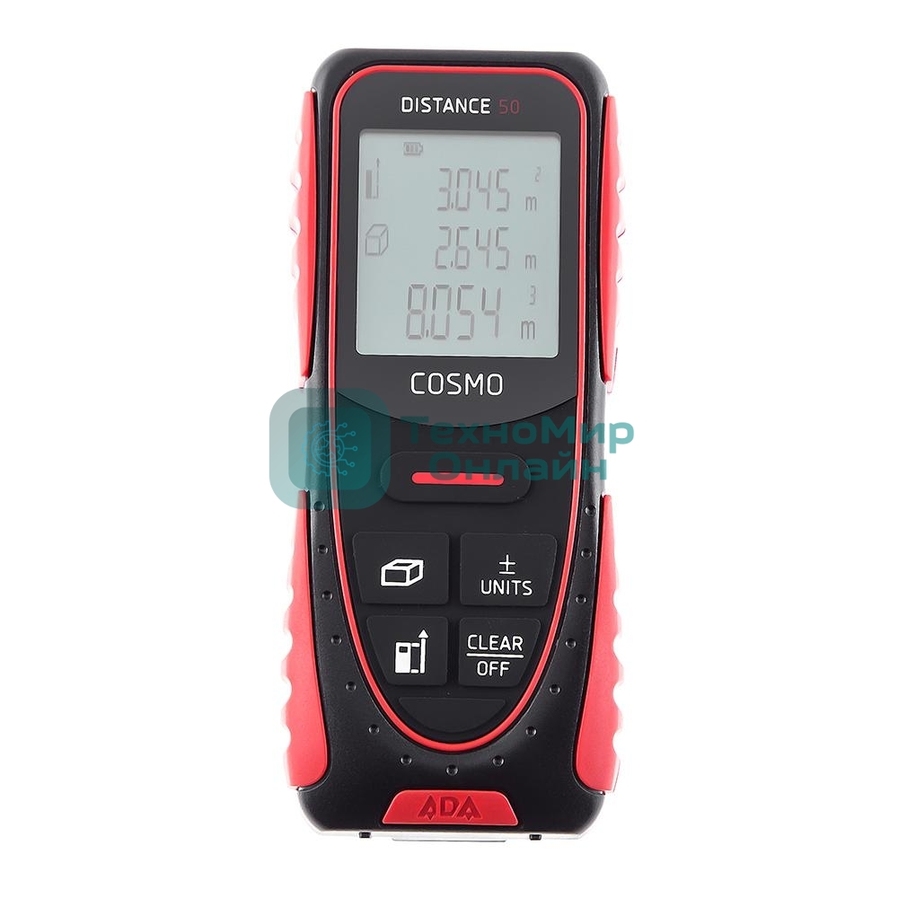 Дальномер лазерный ADA Cosmo 50 0.05 до 50м ±1.5мм 2хAAA/1.5В
