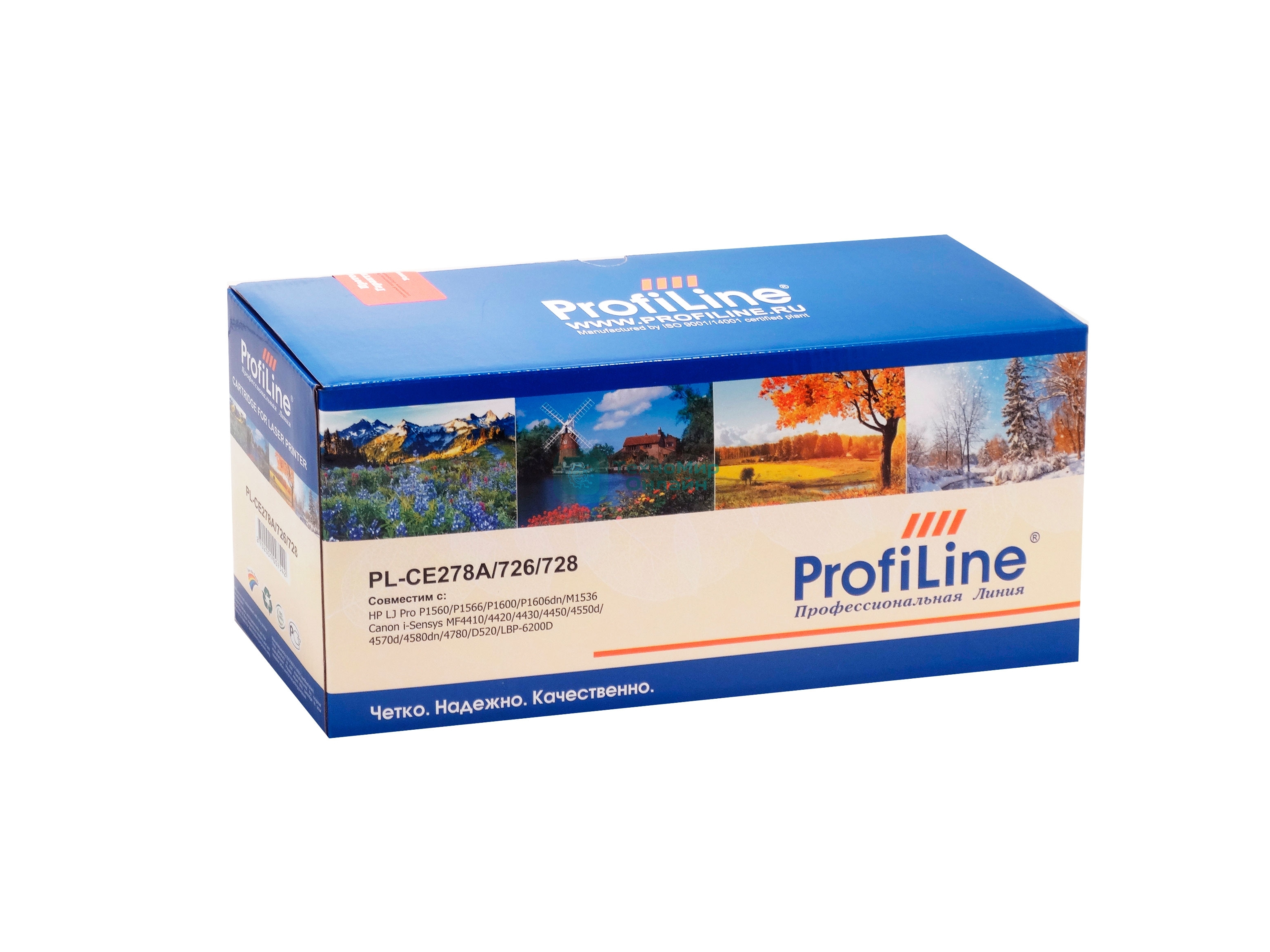 Картридж лазерный ProfiLine PL-CE278A/726/728 для принтеров HP LJ Pro P1560/P1566/P1600/P1606dn/M1536 Canon i-Sensys MF4410/4420/4430/4450/4550d/4570d/4580dn/4780/D520/LBP-6200D 2100 копий