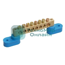 Шина нулевая ШНИ-6х9-8 У2-С на 2х угл. изол. IEK YNN10-69-8C2-K07