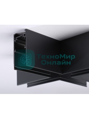 GL3376 BK черный коннектор X-образный для накладного шинопровода 170*170*53.7