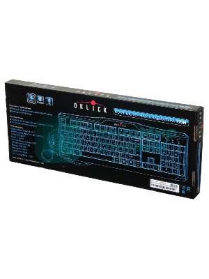 Клавиатура Oklick 170M проводная, USB Type-A, чёрный