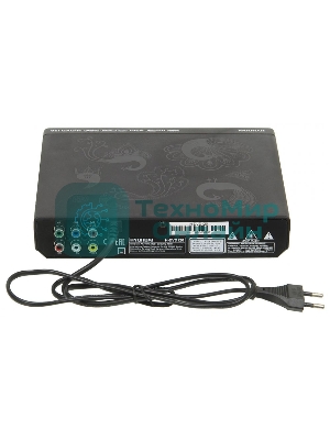 Плеер DVD Hyundai H-DVD120 черный ПДУ