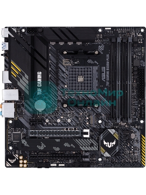Материнская плата ASUS TUF GAMING B550M-PLUS, AM4, AMD B550, 4xDDR4, 4xSATA, 2xM.2, 1xPCIe 4.0 x16, 1xPCIe 3.0 x16, 1xPCIe x1, 1xHDMI, 1xDP, 1x 2.5Gb LAN, 4xUSB-A 3.2 Gen 1, 1xUSB-A 3.2 Gen 2, 2xUSB-A 2.0, 1xUSB-C 3.2 Gen 2, 5x3.5 мм, 7.1, mATX