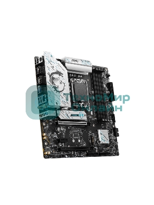 Материнская плата MSI B760M GAMING PLUS WIFI DDR4, LGA1700, Intel B760, 4xDDR4, 4xSATA, 2xM.2, 1xPCIe 4.0 x16, 1xPCIe 4.0 x4, 2xPCIe 3.0 x1, 2xDP, 2xHDMI, 1x2.5Gb LAN, Wi-Fi 6E, Bluetooth 5.3, 4xUSB-A 5Gbps, 6xUSB-A 2.0, 3x3.5 мм, 7.1, mATX