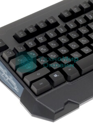 Клавиатура Oklick 731G проводная, USB Type-A, серый/белый