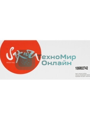 Картридж лазерный Sakura 106R02742 для Xerox WorkCentre 3655, черный, 30000