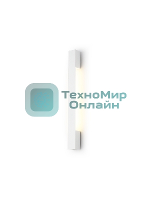 Настенный светодиодный светильник Ambrella light FW4411 SWH белый песок LED 4200K 6W 450*40*35