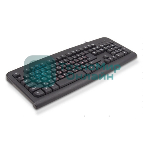 Клавиатура проводная Lime K-0494 RLSK USB Standart Black 104 keyboard with RUS/LAT keys and Special scroll key, Rus(red)/Lat(белый)