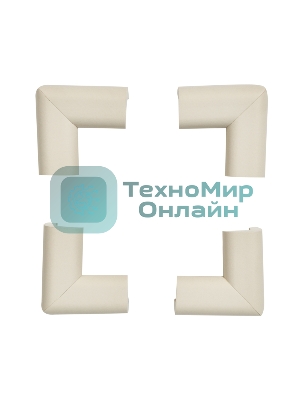 Мягкие накладки-протекторы для мебели (24x8x50 мм) 4 шт.