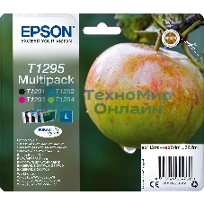 Набор картриджей Epson C13T12954012 черный/голубой/пурпурный/желтый