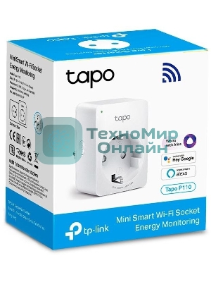 Умная розетка Mini Smart Wi-Fi Socket, Energy MonitoringSPEC: 100-240 V, Max Load 16 A, 50/60 Hz, 2.4 GHz Wi-Fi networkingFEATURE: Amazon Certified for Humans (FFS), Energy Monitoring, Voice Control (works with Amazon Alexa and Google Assistant), Remote Control