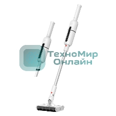 Пылесос вертикальный Deerma VC55 белый, питание от аккумулятора, 130 Вт, уборка сухая, пылесборник 0.3 л, работа от АКБ max 20 мин