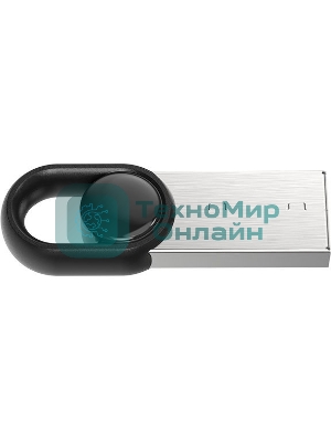 Флешка USB Netac UM2 (NT03UM2N-032G-20BK), 32Gb, USB 2.0, R/W 100/40, серебристый/черный