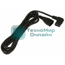 Кабель питания IEC 320 C19 - IEC 320 C20 (3x1.5), 16A, прямая вилка, 1м, черный Hyperline PWC-IEC19-IEC20-1.0-BK