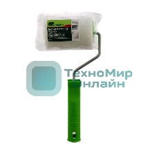 Валик Сибртех Поролон с ручкой, 100 мм, D 48 мм, D ручки 6 мм