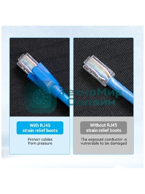 Колпачки изолирующие Vention IODY0-50 для разъемов RJ-45 (50 шт.) - Желтый