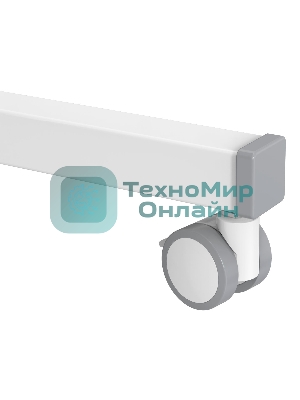 Стол для ноутбука Cactus VM-FDE101 столешница МДФ белый 80x60x123см (CS-FDE101WWT)