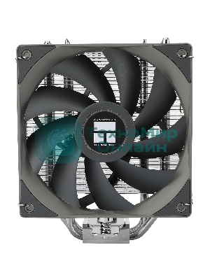 Кулер для процессора Thermalright Assassin Spirit 120 V2 серебристый/черный/серый (4-pin PWM, 154мм, Al/Cu, 4x6мм, 1x120мм, 66.17CFM, 25.6dBA, 1500RPM, S: 1851/1700/1200/115X, AM5/AM4)