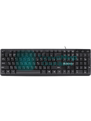 Клавиатура проводная Defender Symbol HB-559 RU USB черный
