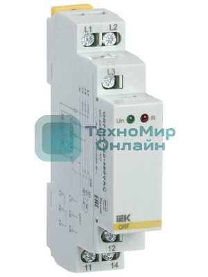 Реле фаз ORF 03 3ф 220-460В AC IEK ORF-03-220-460VAC