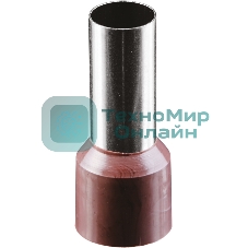 Наконечник-гильза изол. Navigator (НШвИ) 25-16 NET-Е25-16 темно зелен. (уп. 50 шт)