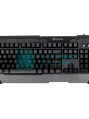 Клавиатура Oklick 731G проводная, USB Type-A, серый/белый