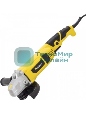 Угловая шлифовальная машина KOLNER KAG 125/950 Потребляемая мощность 950 Вт, Напряжение сети/Частота 220±10%/50 В/Гц, Число оборотов на холостом ходу 12 000 об/мин, Посадочный размер 22,2 мм, Диаметр отрезного диска 125 мм, Габаритные размеры упаковки 36х12,5х12 см, Диаметр резьбы диска M14 мм, Вес брутто 2,6 кг, Длина сетевого кабеля 2 м, Масса 2,2 кг, В комплекте угольные щетки (запасной комплект), защитный кожух, дополнительная рукоятка, ключ фланца.