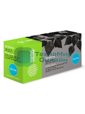Блок фотобарабана Cactus CS-CE314A ч/б:14000 стр. для HP CLJ CP1012 Pro/CP1025 Pro/CP1025nw Pro/CP1025 Pro Plus HP
