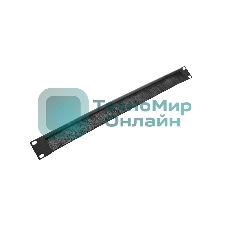 Горизонтальный кабельный органайзер со щеткой, 19