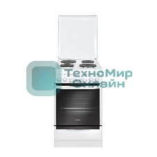 Плита электрическая Gefest 5140-02 0037 белый, конфорок 4 электрических, духовка 60 л, 50 см x 85 см x 58.5 см