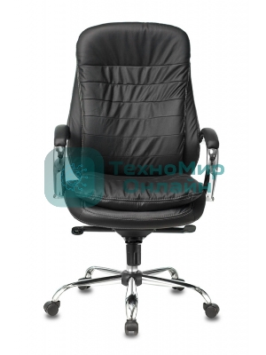 Кресло Бюрократ T-9950/BLACK черный, кожа