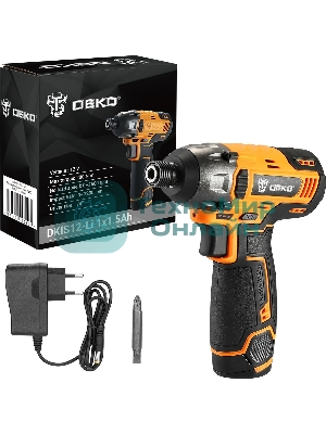 Гайковерт аккумуляторный DEKO DKIS12-Li (063-4105)