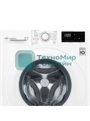 Стиральная машина LG F2V3GS3W белый, загрузка фронтальная 8,5 кг, 1200 об/мин., класс: А