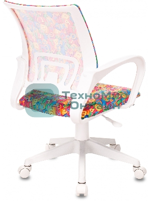 Кресло Бюрократ BuroKIDS 1 W мультиколор, ткань, 120 кг