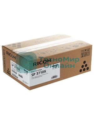 Картридж лазерный Ricoh SP 3710X черный для SP 3710DN/SP 3710SF 7 000 страниц.