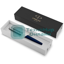 Ручка перьевая Parker Jotter Core F63 (CW2030950) Royal Blue CT, M, сталь нержавеющая, подарочная коробка