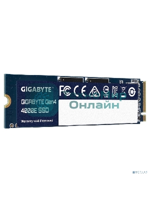 Накопитель SSD Gigabyte 4000E (G440E500G), 500Gb, PCIe 4.0 x4, M.2 2280, NVMe, R/W 3600/3000