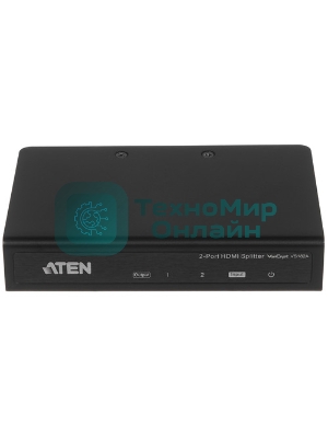Разветвитель ATEN VS182A-AT-G 2 PORT HDMI Splitter W/1,8M W/EU ADP,