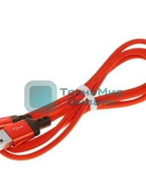 Кабель HOCO X14 USB 2.0, AM/Type-C M, черно-красный, 1м