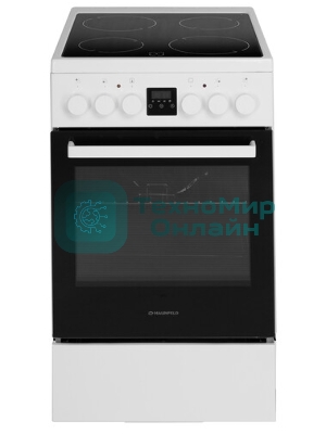 Плита электрическая Maunfeld MEC55CW08D белый, конфорок 4 шт, духовка 60 л, 50 см x 85 см x 60 см