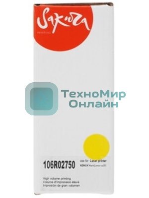 Картридж лазерный Sakura 106R02750 для Xerox WorkCentre 6655, Xerox WorkCentre 6655dn, черный, 11000