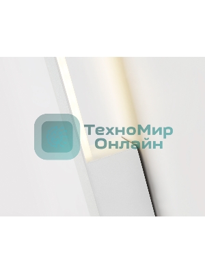 Настенный светодиодный светильник Ambrella light FW4411 SWH белый песок LED 4200K 6W 450*40*35